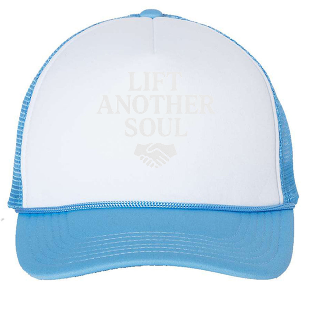 White/ Baby Blue - FRONT