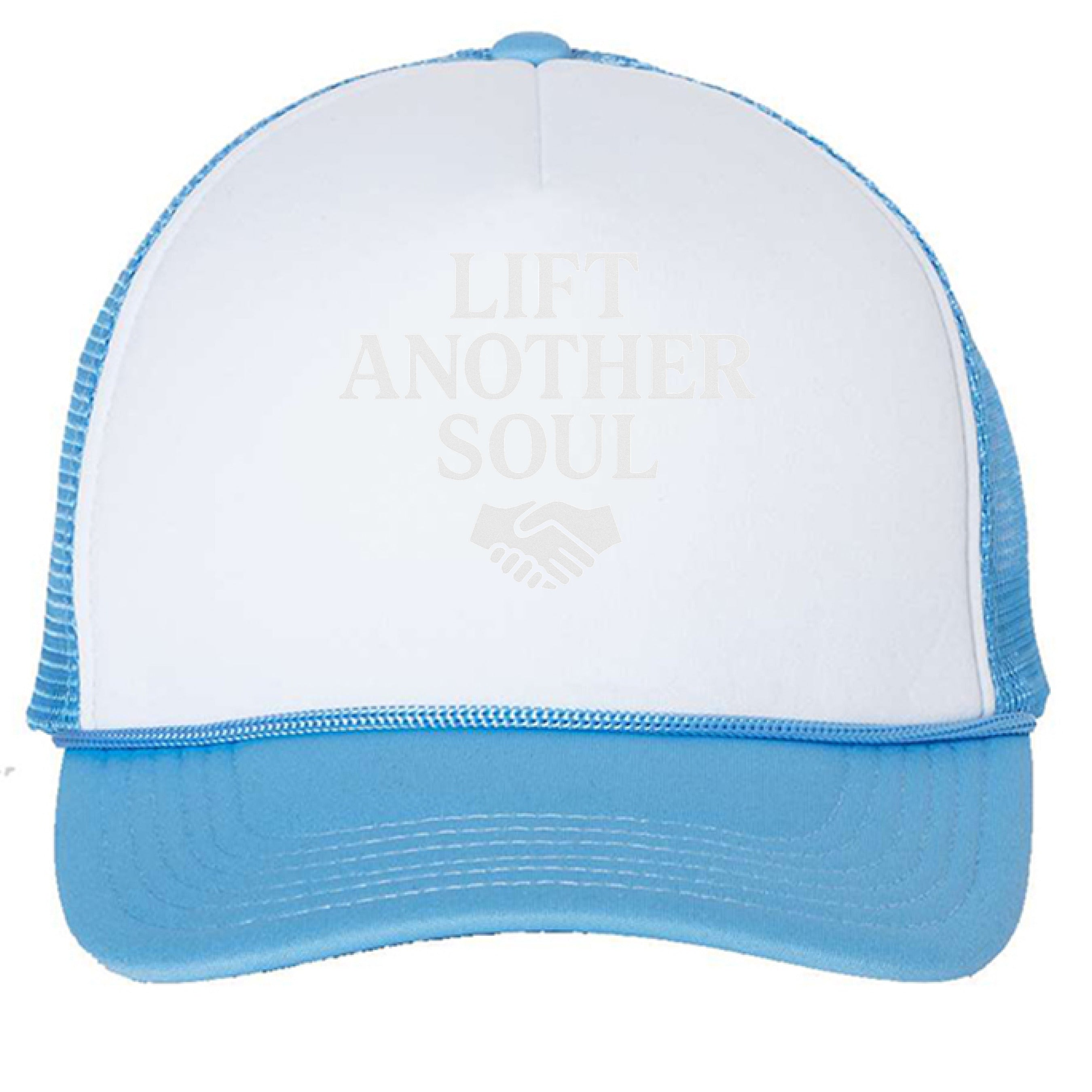 White/ Baby Blue - FRONT